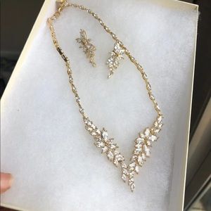 BHLDN necklace and earrings set